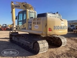 Back corner of used Komatsu for Sale,Used Komatsu Excavator in yard for Sale,Side of used Excavator for Sale